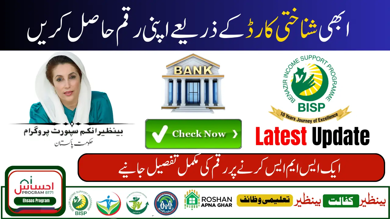 Benazir Kafalat 8171 New Online 13500 Cash Payment Verification