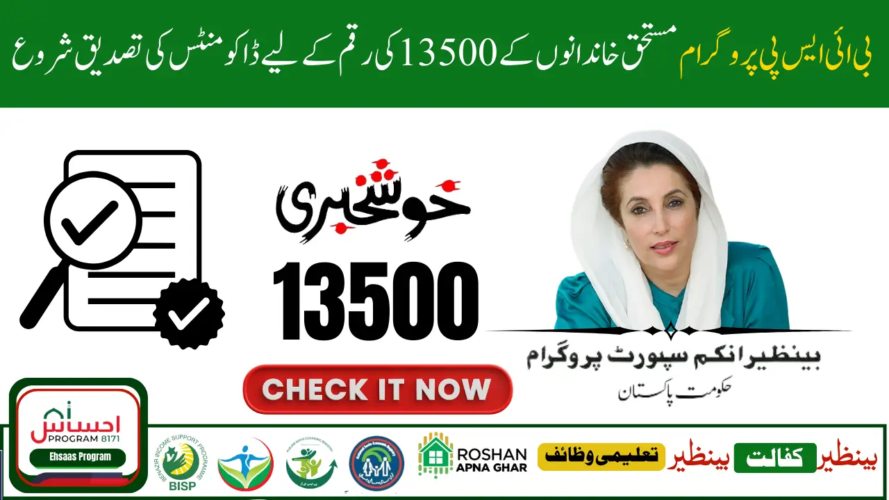 BISP 8171 Payment Verification May 2025