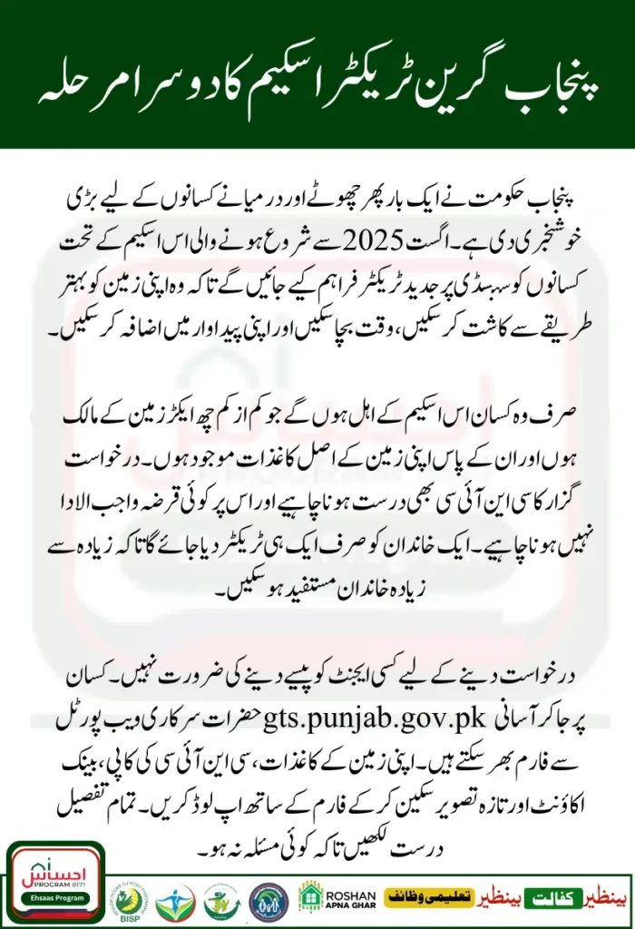 Punjab Green Tractor Scheme Phase 2 2025 Complete Guide for Farmers 1