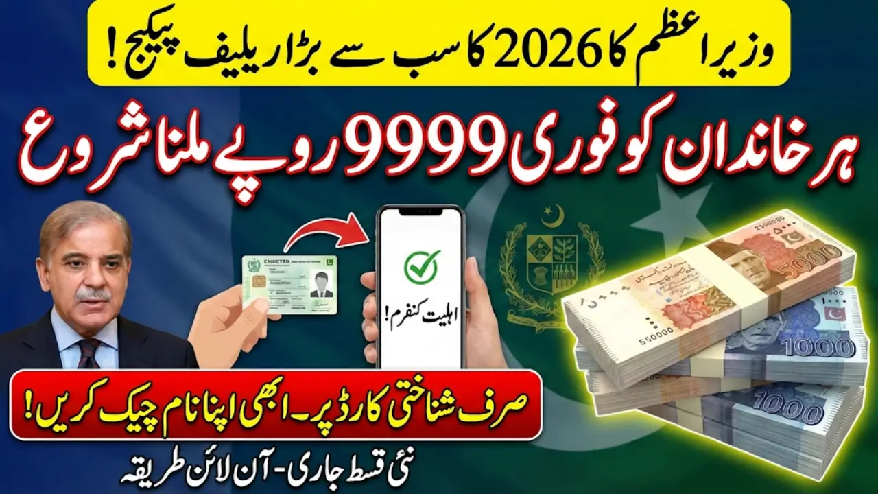 PMRP NITB Gov PK 9999 Relief 2026 – How to Check Eligibility Online & Receive 9999 Fast Cash