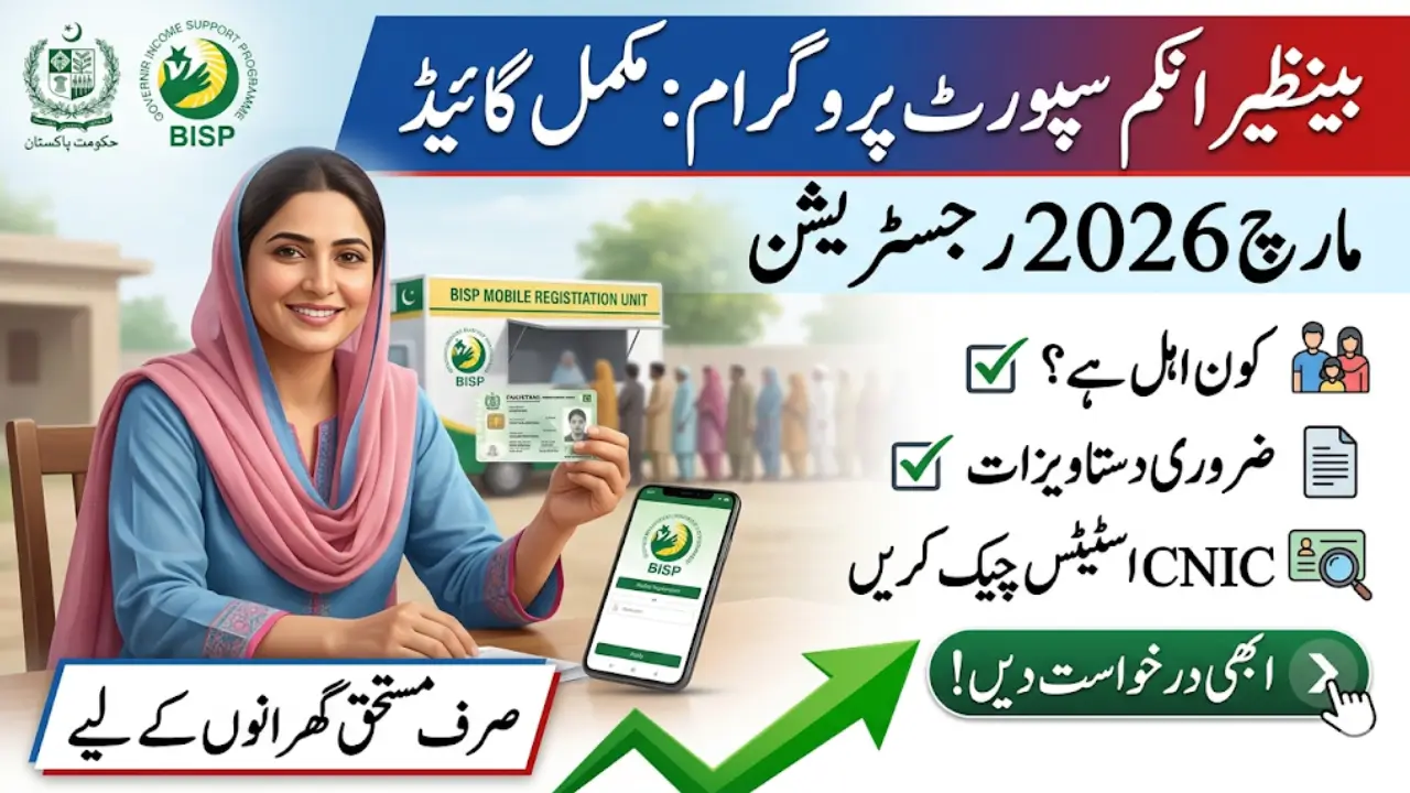 Benazir Income Support Programme Registration March 2026 – Complete Application Guide