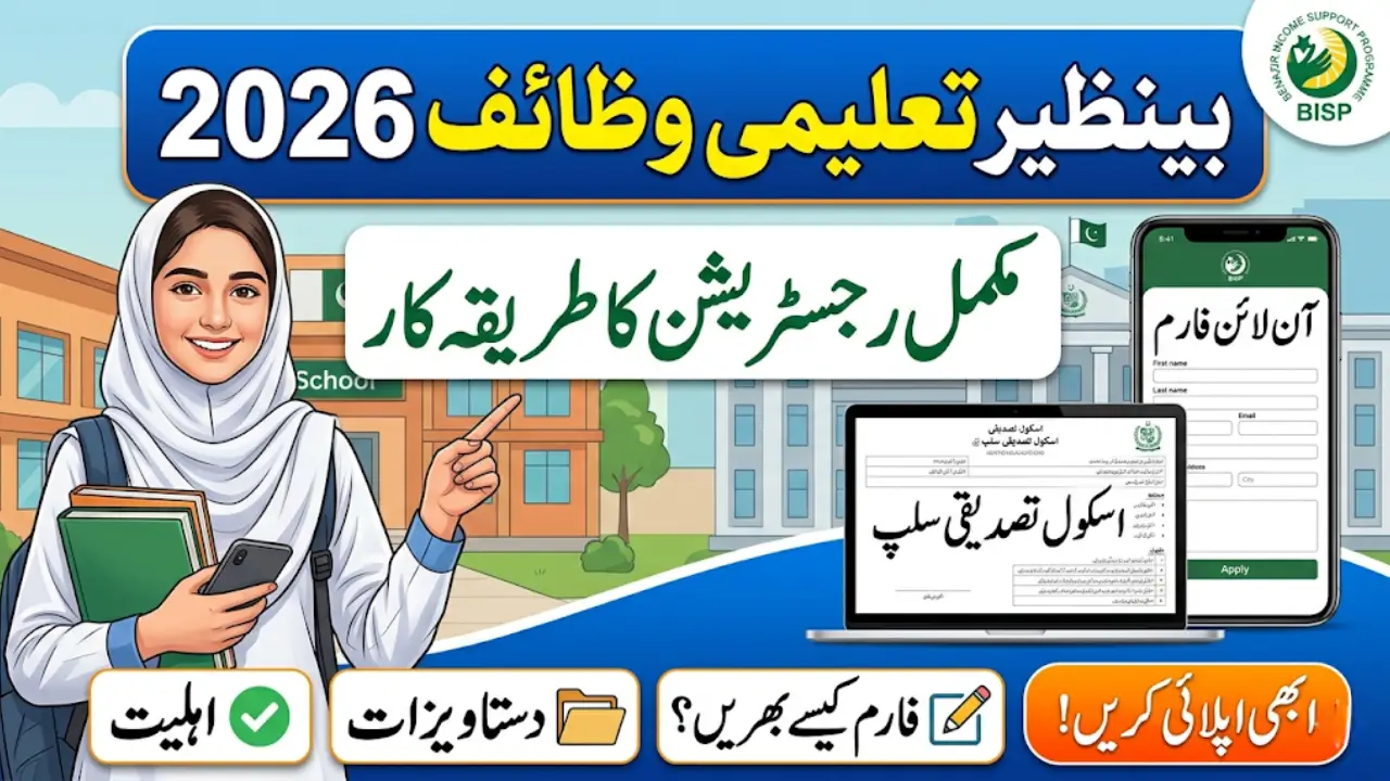 Benazir Taleemi Wazaif Registration 2026