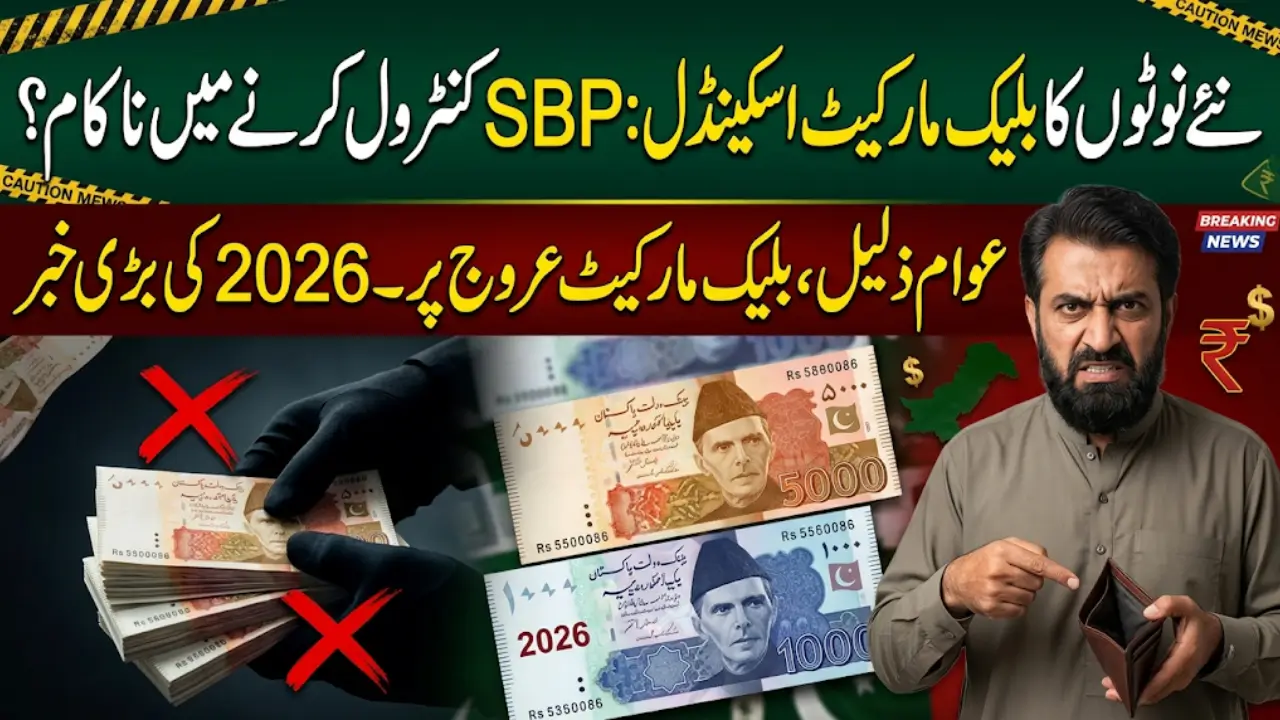 New Currency Notes Black Market Issue 2026 SBP Fails to Control Illegal Selling